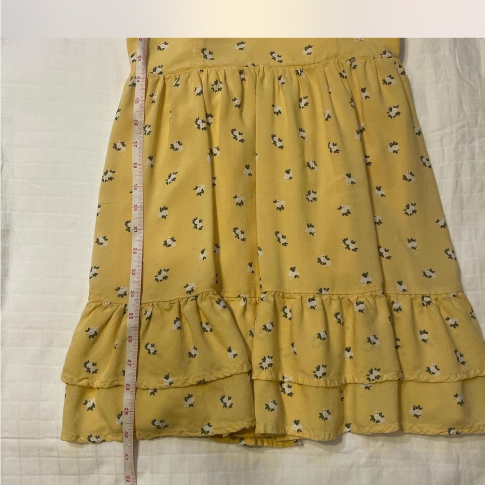 Hollister Yellow Floral Spring Brunch Dress‎ XS - Picture 5 of 6